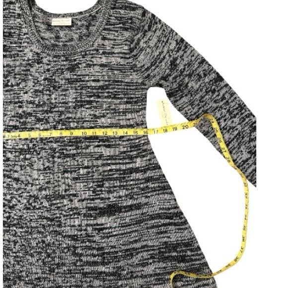 Bobbie Brooks Marled Knit‎ Sweater Dress Women’s Large Gray Black NWT - Picture 11 of 14